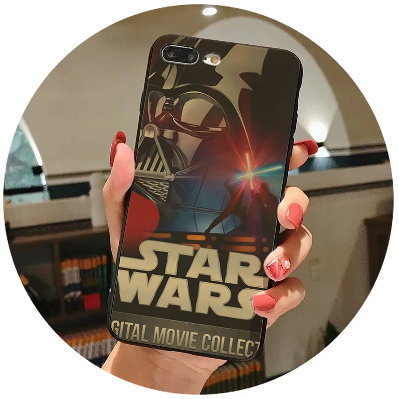 Мягкий ТПУ чехол для телефона Darth Vader Star Wars iPhone 5 6 6s 7 8 Plus 5s SE X Xs Max Xr силиконовый s |