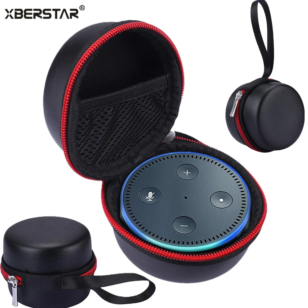 Жесткий противоударный чехол из ЭВА для Amazon Echo Dot 2-го поколения защитный хранения