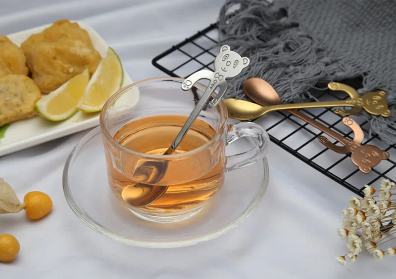 Ложка для кофе и чая ChangYang из нержавеющей стали мини-ложка с длинной ручкой