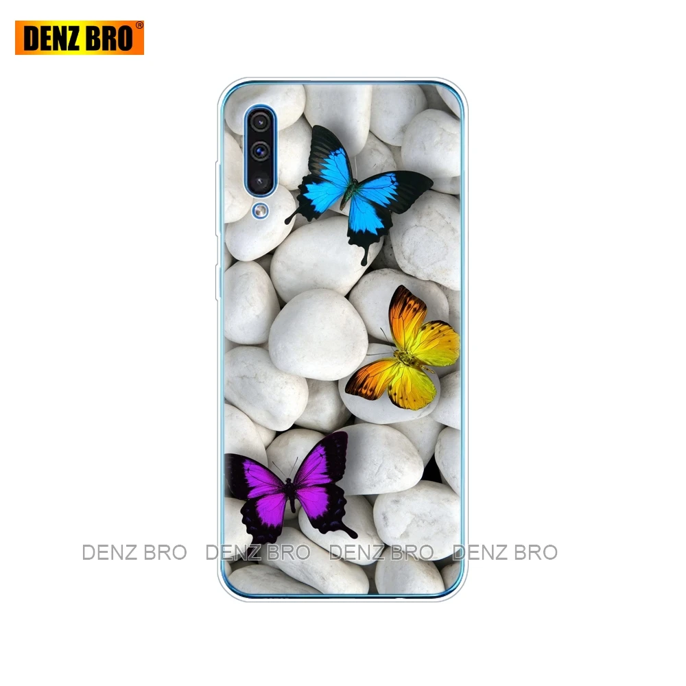 34699 Чехол-бампер для samsung Galaxy A50, силиконовая прозрачная задняя крышка, чехол для телефона samsung A50 A505 A505F SM-A505F, мягкий чехол 6,4 - Цвет: 34699
