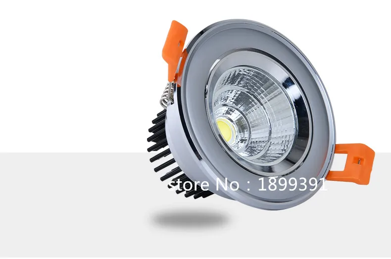 10 шт Диммируемый LED COB вниз светильник AC110V 220V 5W/7W/10W/12W Встраиваемый светодиодный