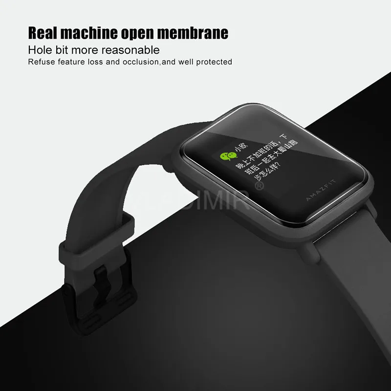 3D мягкая ТПУ Прозрачная защитная пленка для экрана Xiaomi Huami Amazfit Bip Youth Verge 3 Stratos 2