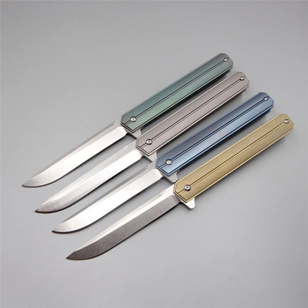 Тактический нож промышленный военный складной карманный d2 Сталь V лезвие tc4