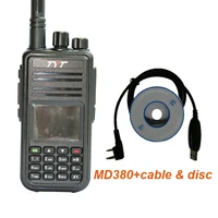 md 380 vhf 136 174 mhz 5w digital mobile radio dmr walkie talkies two way radioham radio communicator program cable