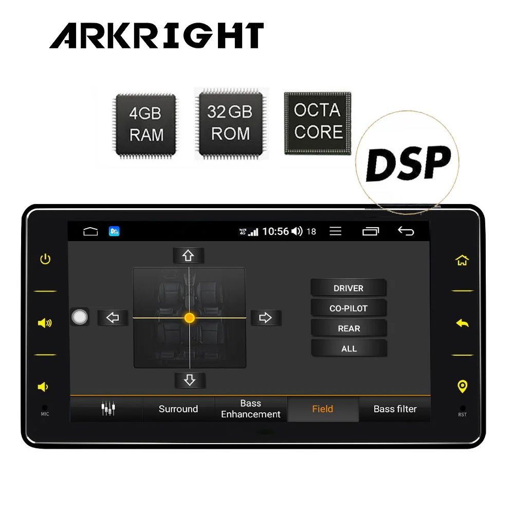 Новый 6 2 &quot1Din 4 + 32 ГБ Android 8 1 автомобильный Радио Аудио стерео поддержка 4G LTE SIM