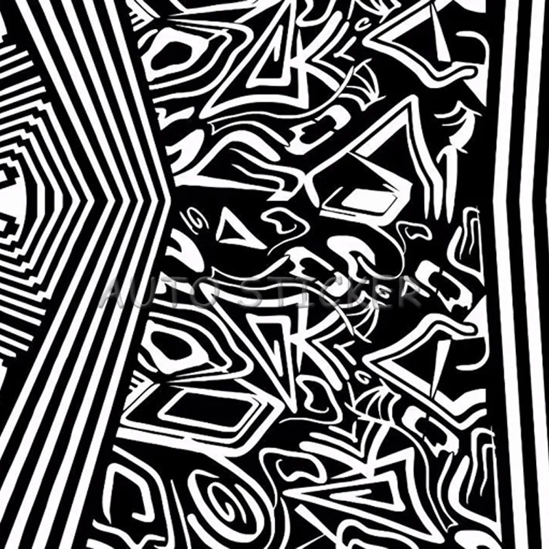 Камуфляжная пленка s черная белая ПВХ 5/10/15/20/25/30 м * 1 52