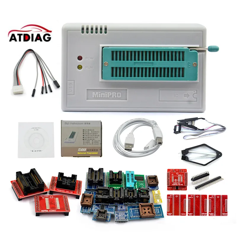 V9.0 TL866II плюс EEPROM PIC AVR TL866A TL866CS USB универсальный биос nand Программист 24 93 25 mcu биос EPROM