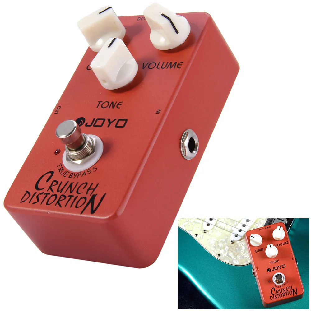 JOYO JF 03 педаль электрогитарного эффекта True Bypass дизайн искажение звука гитарная