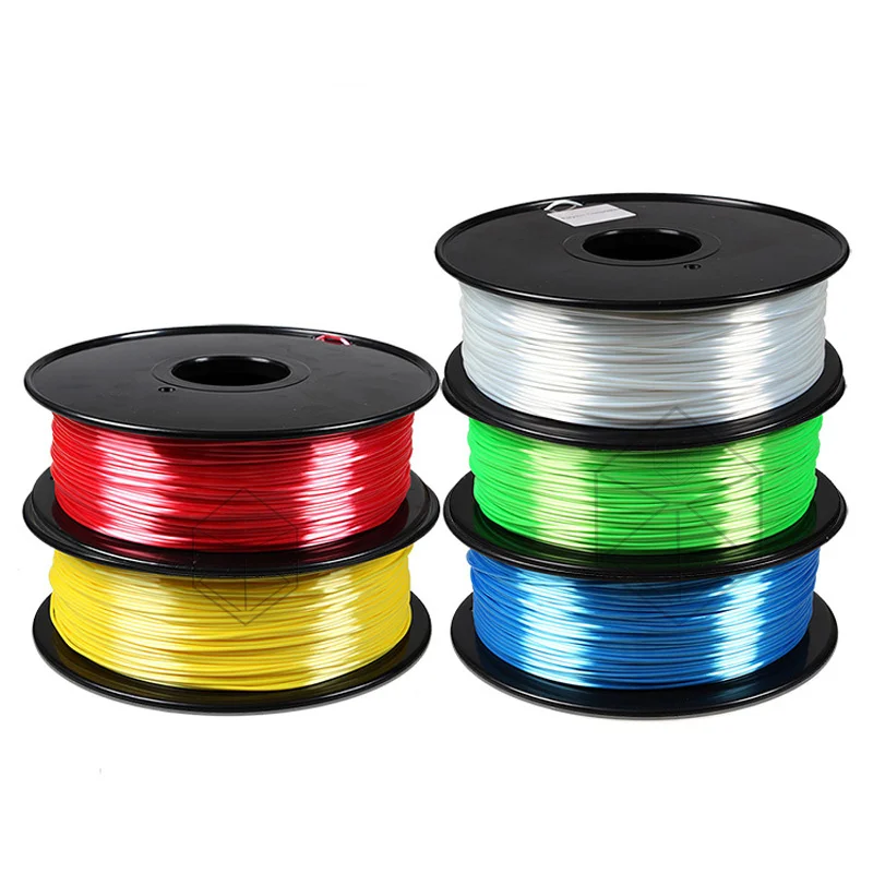 3D печать PLA нити 1 75 мм шелк золото чувство печати материал металл бронза