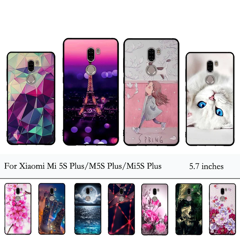 Мягкий ТПУ силиконовый чехол для Xiaomi mi 5s Plus/M5s Plus/mi 5S плюс Чехол Coque спортивной