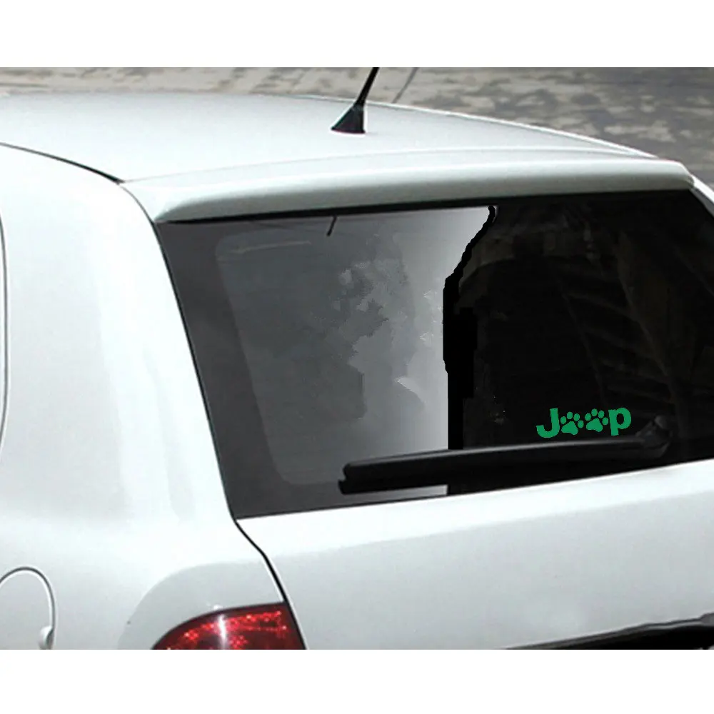 23,8 см X 10,4 см для Jeep Wrangler, кошка, собака, лапа, принт, виниловый бампер, наклейка s, для автомобиля, грузовика, окна, коробки для инструментов, настенная наклейка для ноутбука, ноутбука