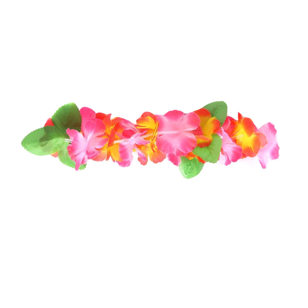 Горячее предложение 24 шт Гавайский венок на голову с искусственным цветком