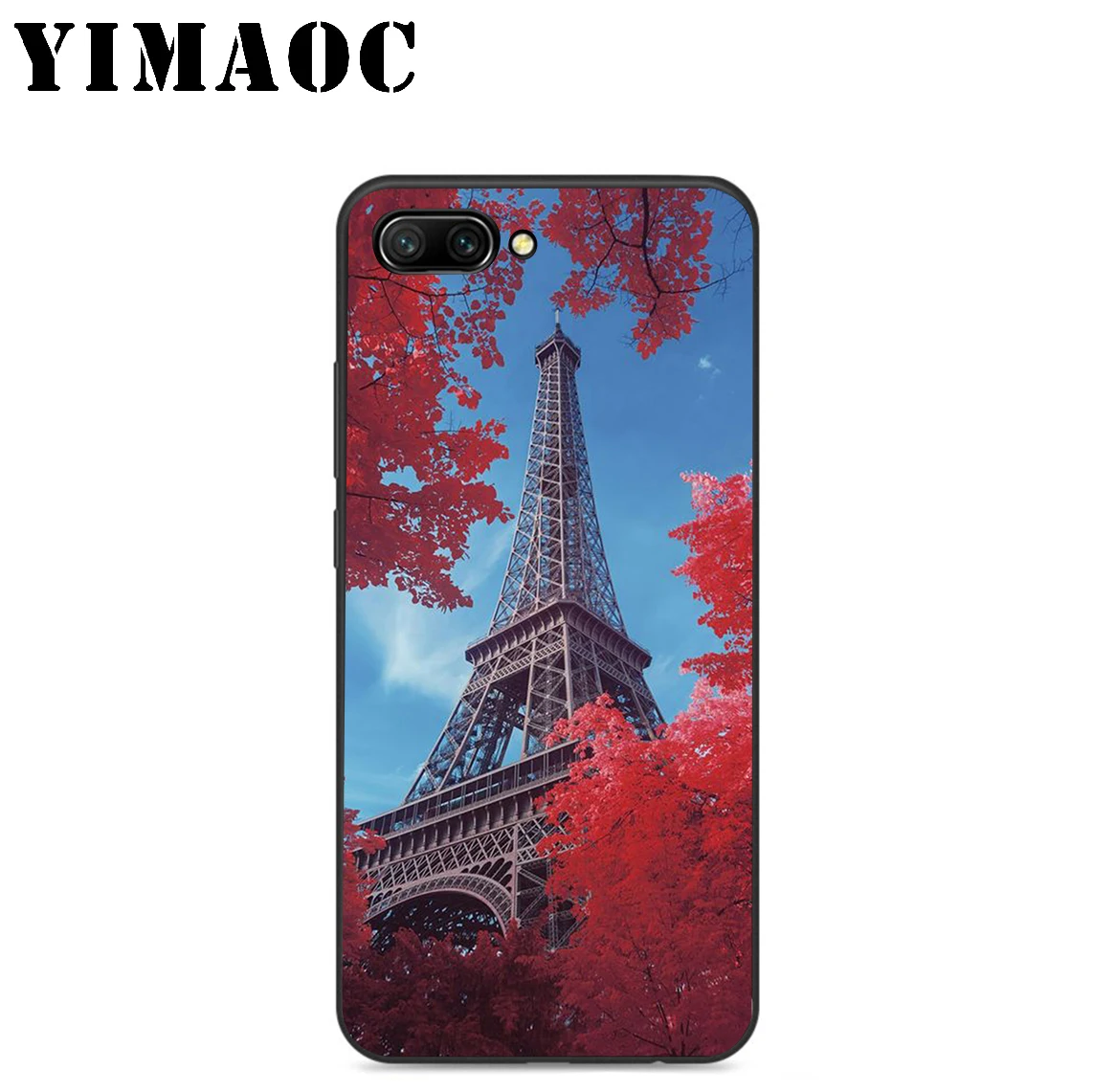 YIMAOC Eiffel tower Love Paris Silicone Case For Huawei Honor Mate 10 P20 P10 P9 P8 P Smart Y6 6A 7A 7X 7C Lite Pro 2017 2018 |