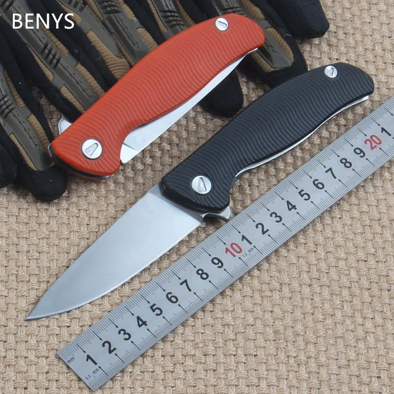 BENYS F95 тактический складной нож с лезвием D2 G10 шарикоподшипник Флиппер для