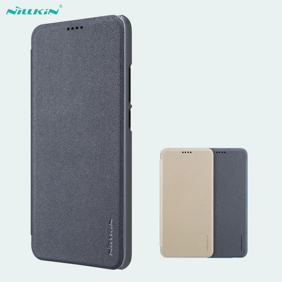 

For Huawei Honor 10 Flip Cover Case NILLKIN Sparkle Super Thin Flip Case Cover PU Leather Case for Huawei Honor10 Phone Bag Case
