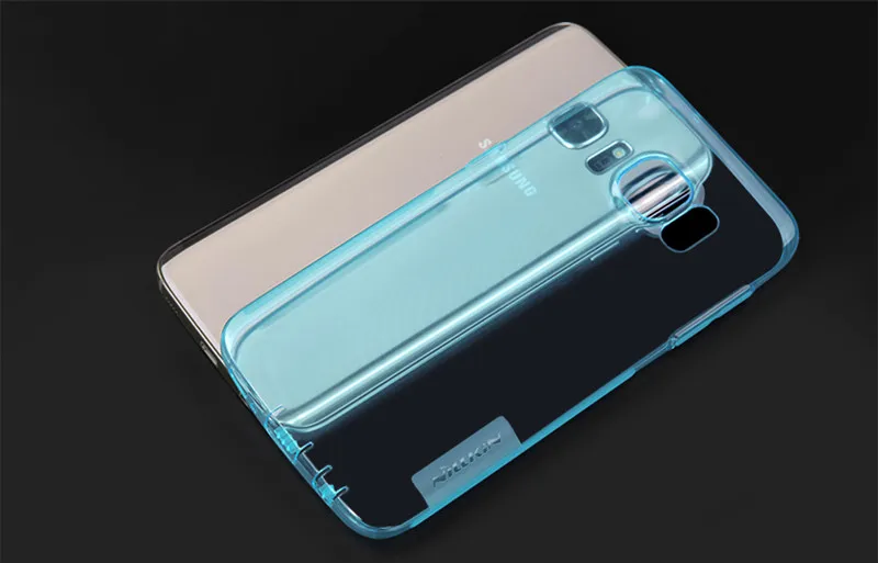 Для samsung Galaxy S7 NILLKIN Nature TPU мягкий чехол на заднюю панель прозрачный натуральный силиконовый чехол с розничной посылка