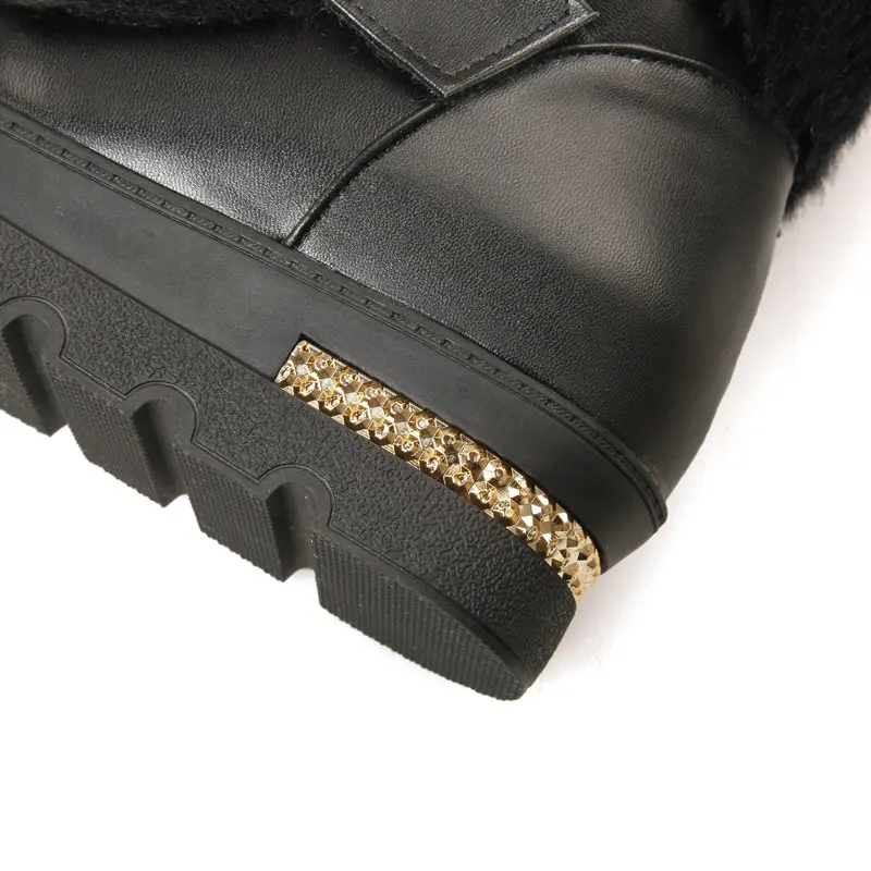 2019 женщин чтобы Теплая обувь для зимы зимние сапоги Модные женские ботильоны 4 5