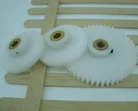 1m 40teeths pom nylon convex straight pur gear outer diameter42mm hole6mm
