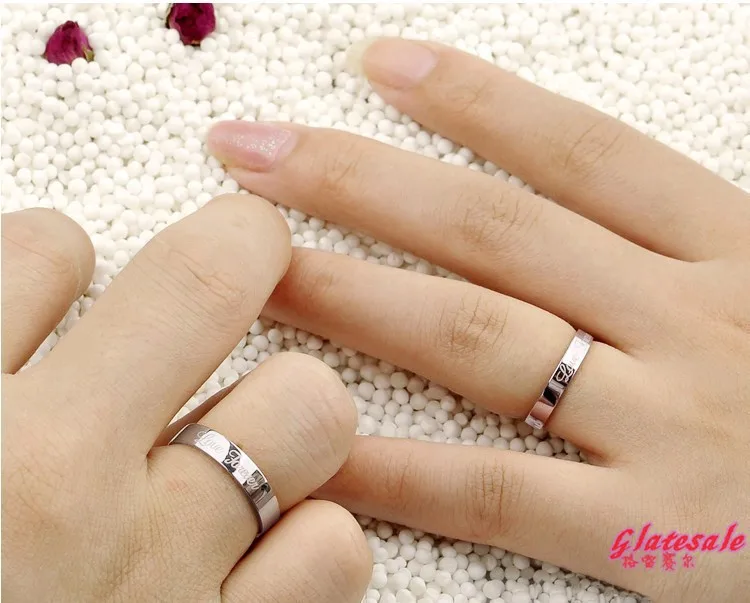 Кольцо из серебра 925 пробы унисекс с надписью love forever | Украшения и аксессуары