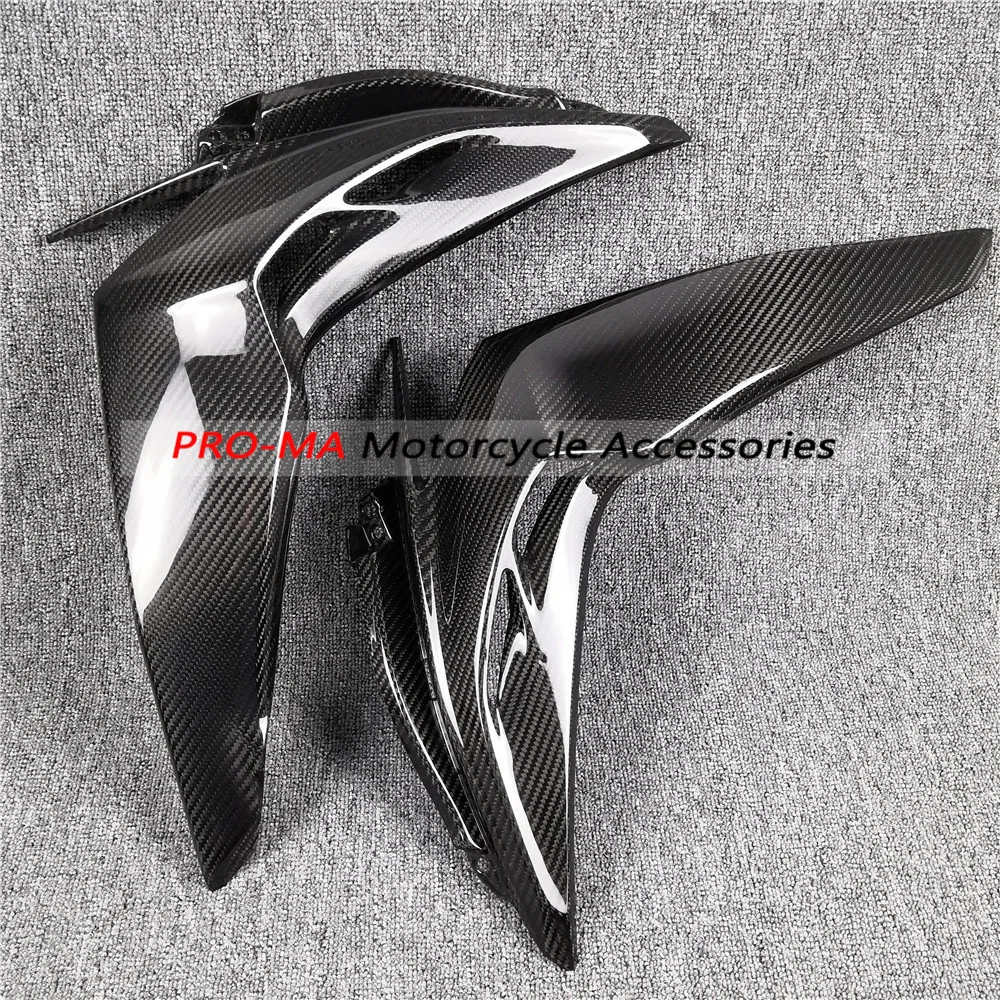 Боковые панели(большие) из углеродного волокна для Kawasaki Z1000+ Twill