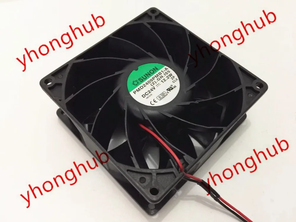 SUNON PMD2409PMB1-A (2). GN.155 DC 24V 12.2W 92x92x38mm Server Cooling Fan
SUNON PMD2409PMB1-A (2). GN.155 DC 24V 12.2W 92x92x38mm Server Cooling Fan