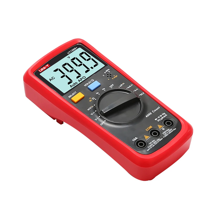 UNI-T Цифровой мультиметр Авто Мощность Off измеритель UT136B +/UT136C + AC DC Напряжение тока