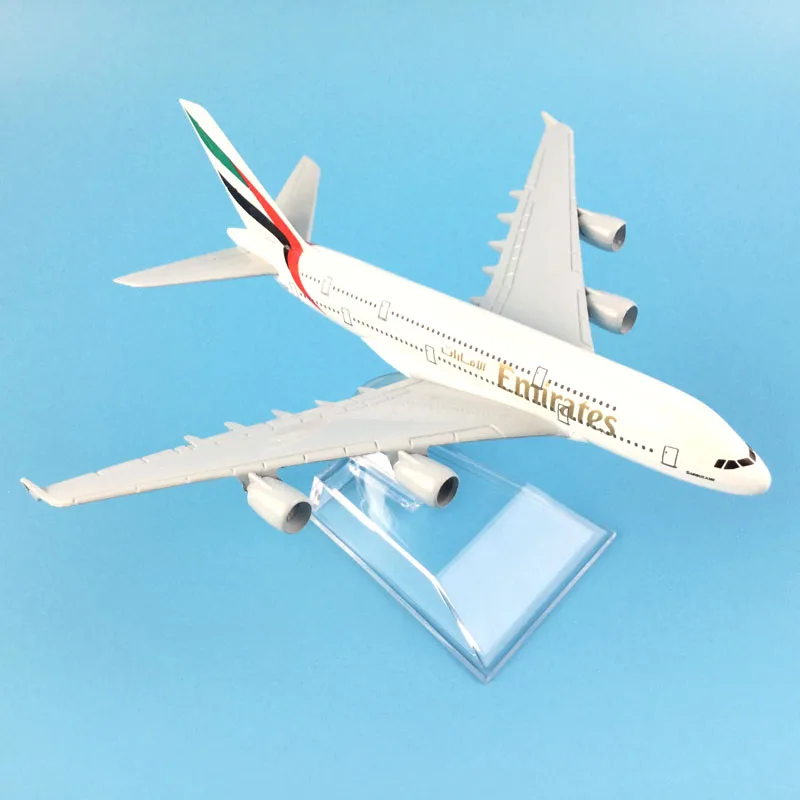 Модель самолета авиакомпании Air Emirates A380 модель из металлического сплава для