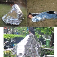 160 x 210cm emergency foil mylar blanket rescue thermal aids retain body heat for camping bhd2