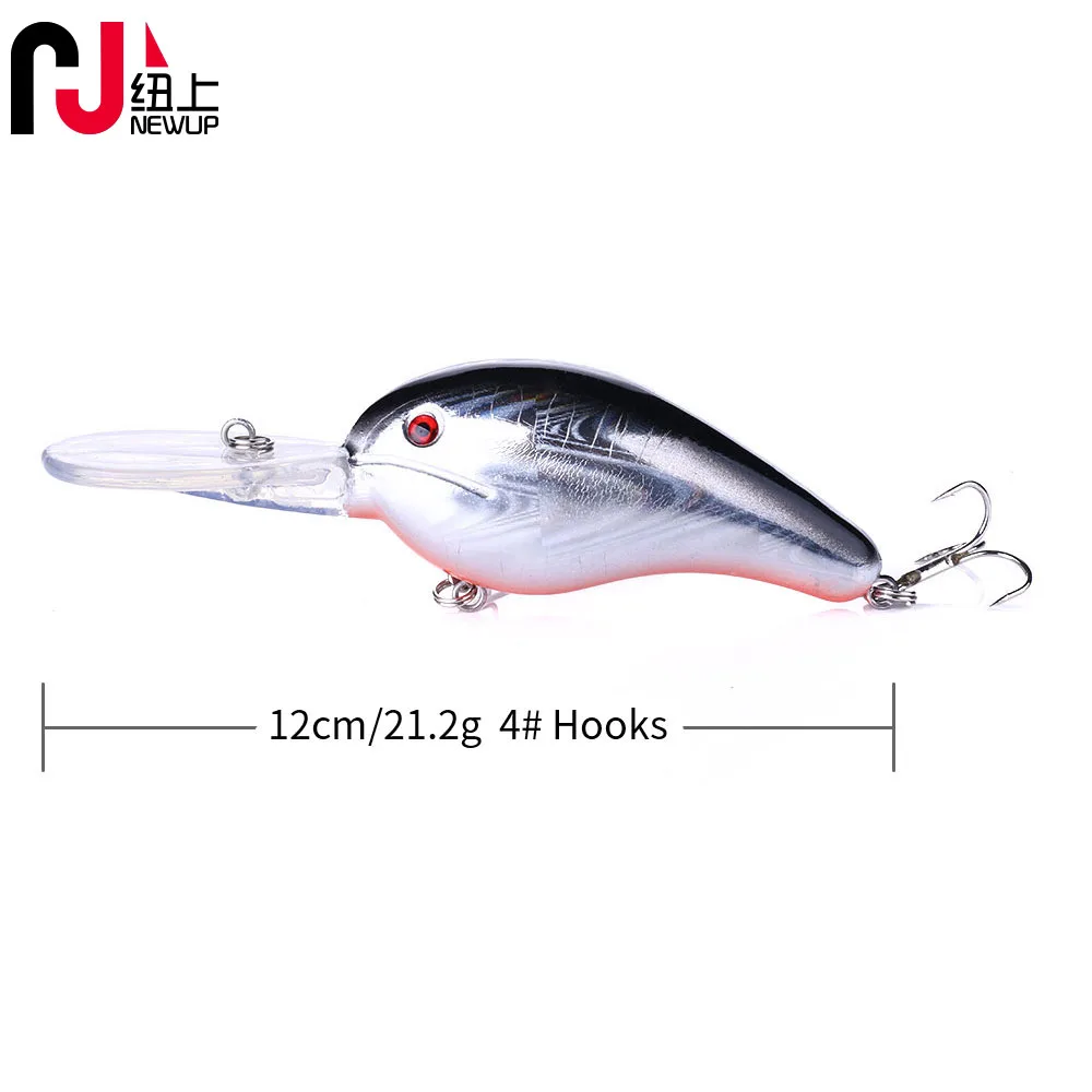 NEWUP 1 шт. 12 см 21 2 г рыболовная приманка бионическая жесткая рукоятка topwater Wobbler Pesca