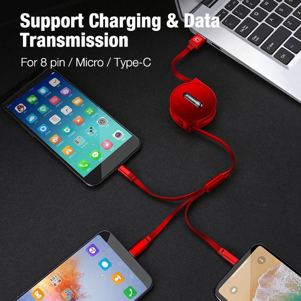 USB кабель для передачи данных для iPhone XS X 8 7 6 быстрая зарядка Зарядное устройство 3 в 1 микро USB кабель для Android USB Type C мобильные телефонные кабели для Samsung S9