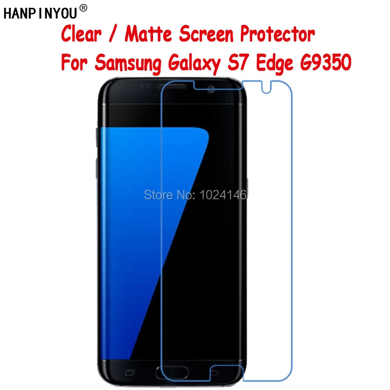 Защитная пленка для Samsung Galaxy S7 Edge прозрачная/Антибликовая 5 дюйма S7Edge G9350|screen