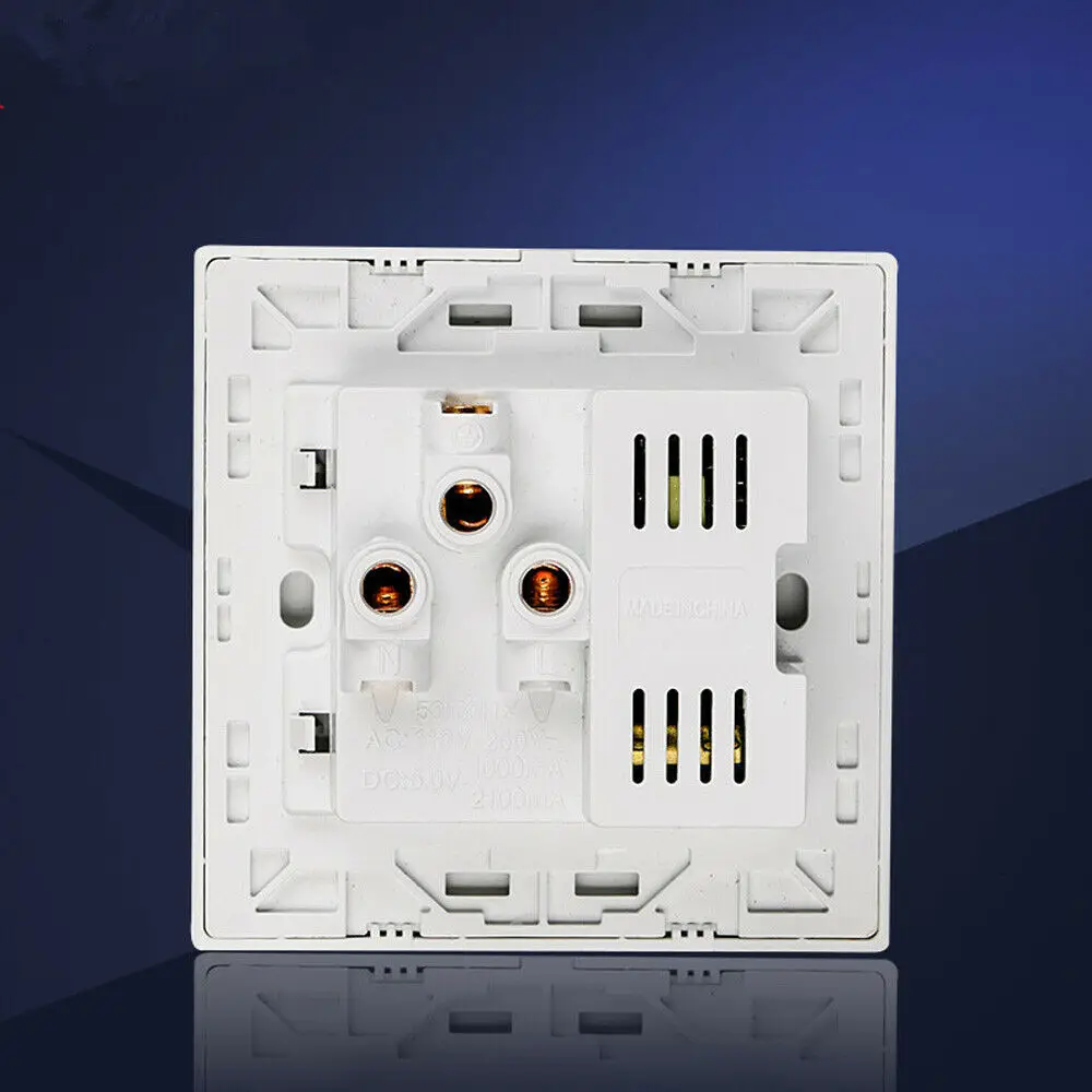 Двойная настенная розетка USB зарядное устройство адаптер питания переменного и