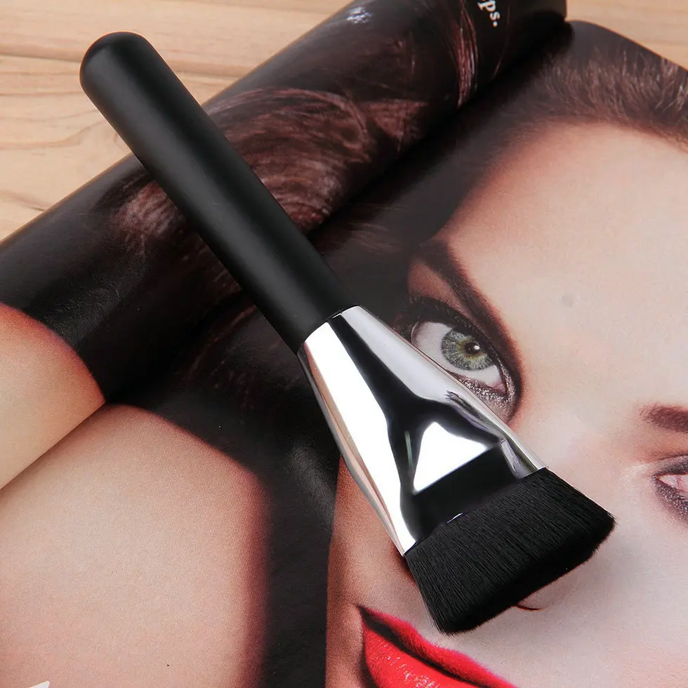 Make Up Лидер продаж высокое 1 шт. Pro лица плоский контур основа кисти для нанесения