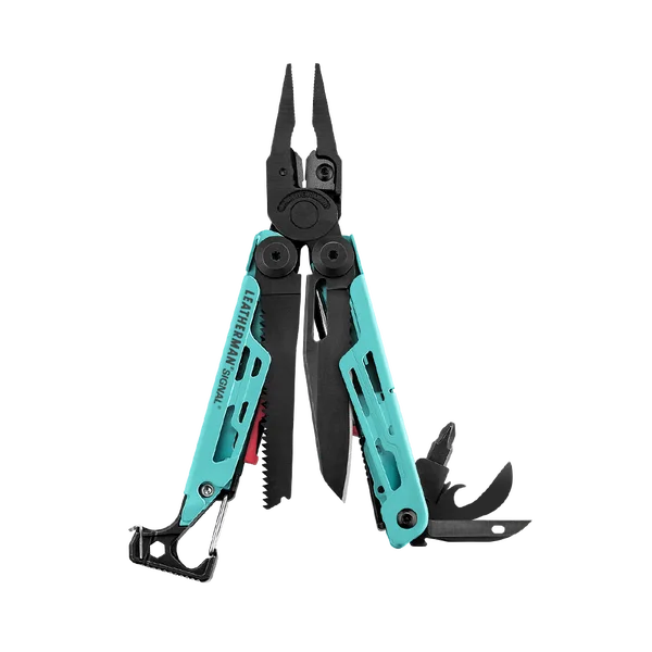 Мультитул LEATHERMAN-SIGNAL Camping с пожарным стартером, молотком и аварийным свистком-8 цветов
