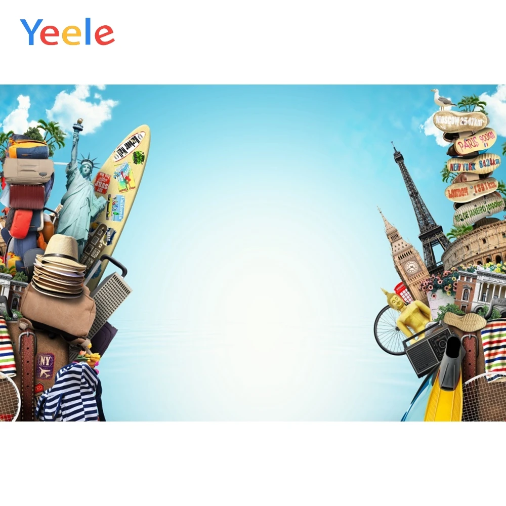 

Yeele Landscape Photocall Tourist attraction Nice Photography Backdrops Personalized Photographic Backgrounds For Photo Studio