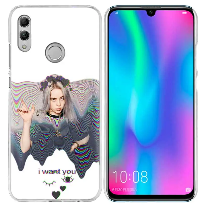 13 Чехол Billie Eilish Music Singer для Huawei Honor 8X Y9 9 10 Lite Play 8C 8S 8A Pro V20 20i 10i Y6 Y7 жесткий чехол для телефона из ПК - Цвет: 13