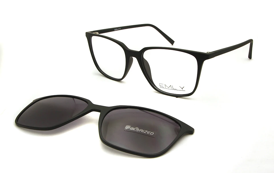 Eyeglass frame black SORBERN сверхлегкие TR90 магнитные оправы для очков Nerd клип на солнцезащитные очки поляризованные Женские квадратные очки оправа мужские Oculos De Grau - Цвет оправы: Eyeglass frame black