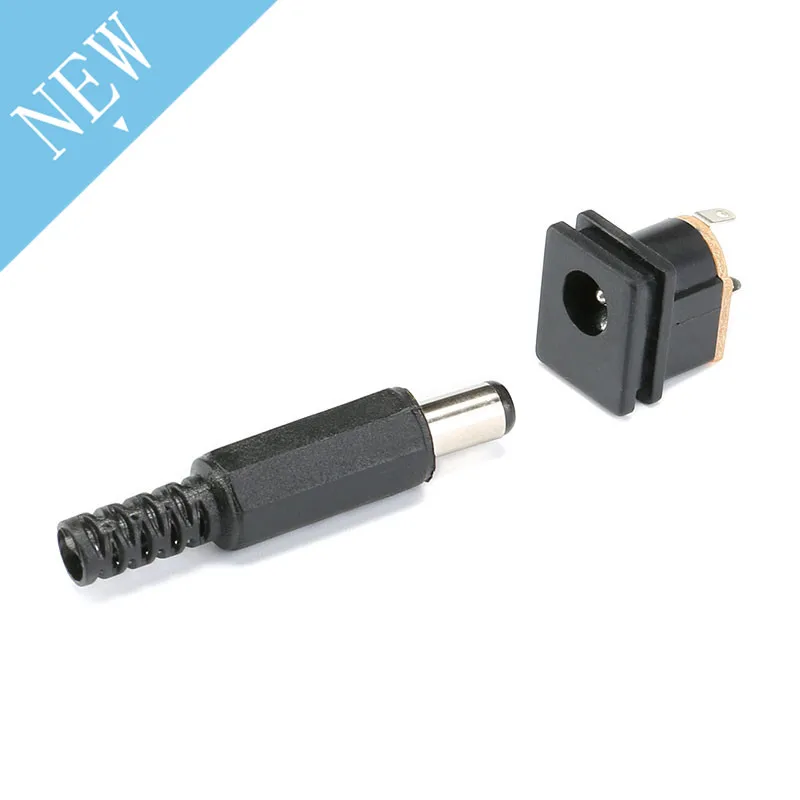 10 шт. 5.5x2.1мм DC разъем питания розетка + штекер SMD PCB монтажный DC015 набор Connetors DIY