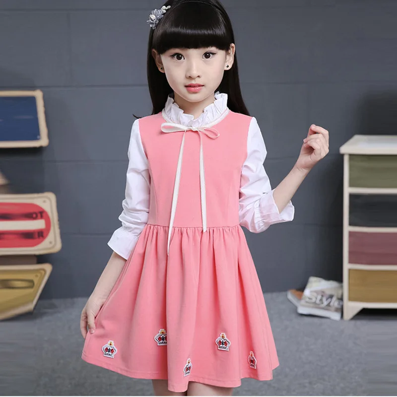 Girl Long Sleeve Dress New Pattern Princess Children's Kids Dresses | Детская одежда и обувь