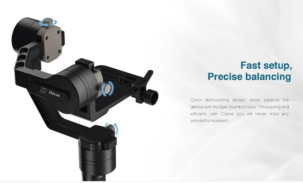 Стабилизатор Zhiyun Crane V2 3-осевой ручной шарнирный стабилизатор с Bluetooth Для