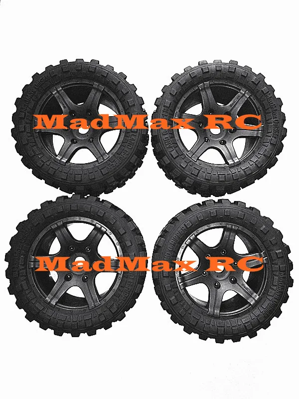 Легкая износостойкая шина MadMax с широким колесом для шкалы 1/5 LOSI DBXL-E RCMK | Игрушки и
