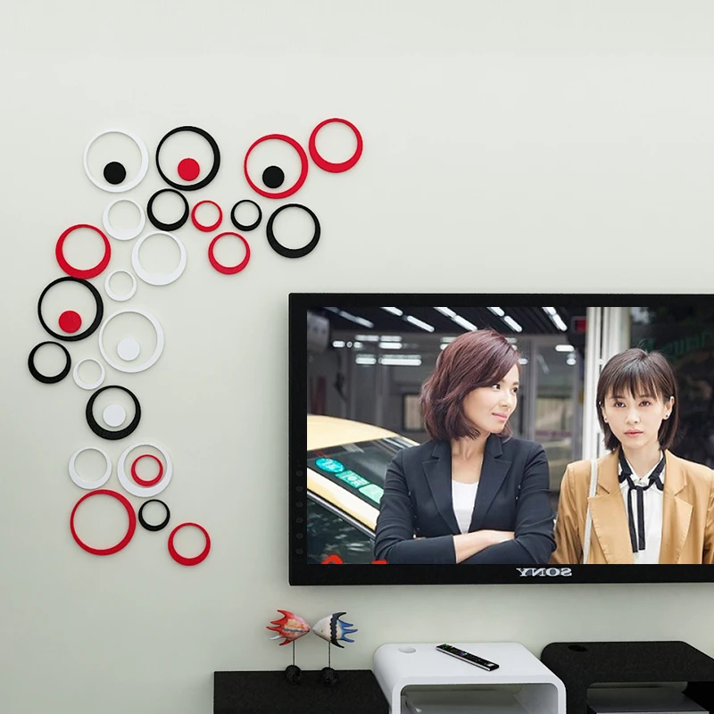 Настенная 3D наклейка со съемными звеньями настенная Постер сделай сам для