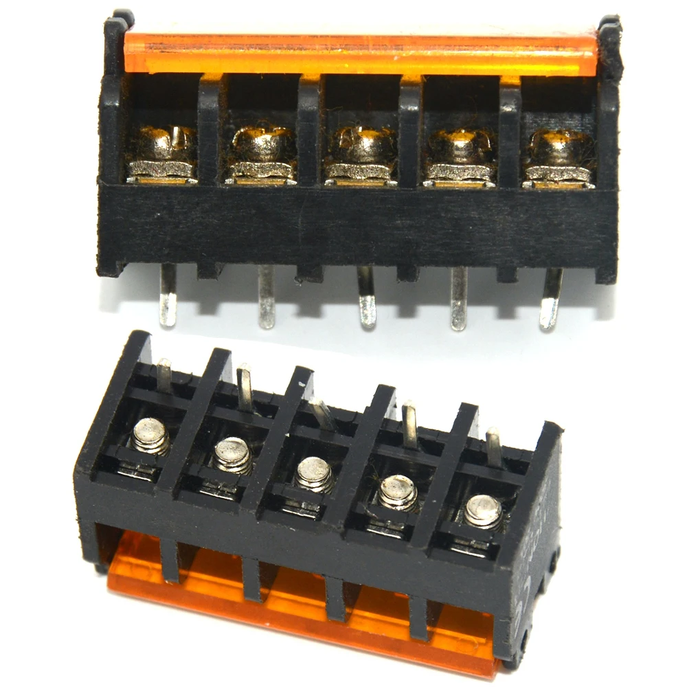 10 шт./лот 5Pin PCB винтовой клеммный блок разъем 635 5P шаг 6 35 мм Бесплатная доставка|screw
