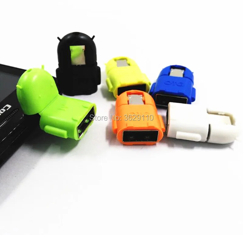 Hopetoth 100 шт./лот Micro usb к USB OTG адаптер для Samsung Galaxy S2/S3/S4 смартфона кабель