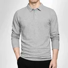 Мужские рубашки-поло 2020, весенние дышащие хлопковые рубашки-поло, мужские повседневные рубашки с длинным рукавом, мужские бриджи, толстовка поло