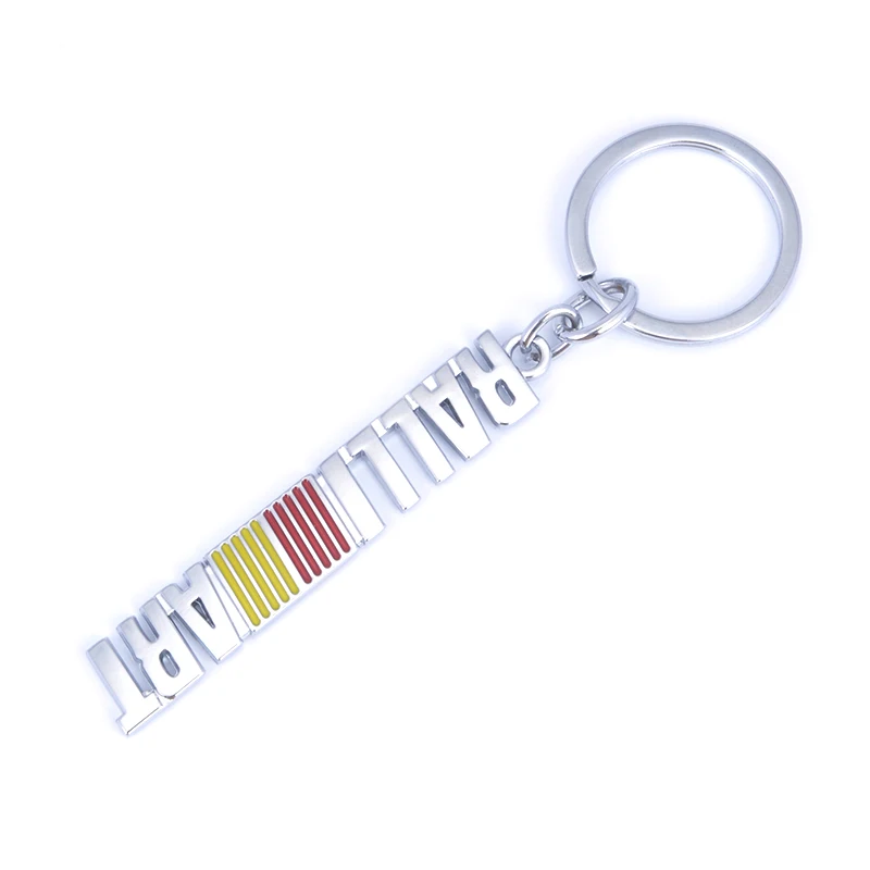 30/50/100PCS Car Kaychain keyring for Mitsubishi ralliart Lancer 9 10 Asx Outlander Pajero L200 Styling Key Chain Ring | Автомобили и