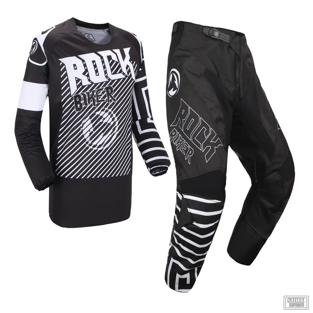 Комплект одежды для езды на мотоцикле ROCK BIKER трикотажная футболка и штаны