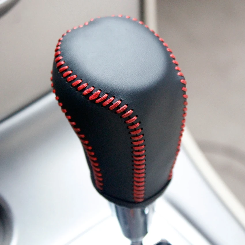 

Case for TOYOTA new COROLLA 2013 Automatc Gear cover Car-styling Genuine Leather Gear Shift Collars