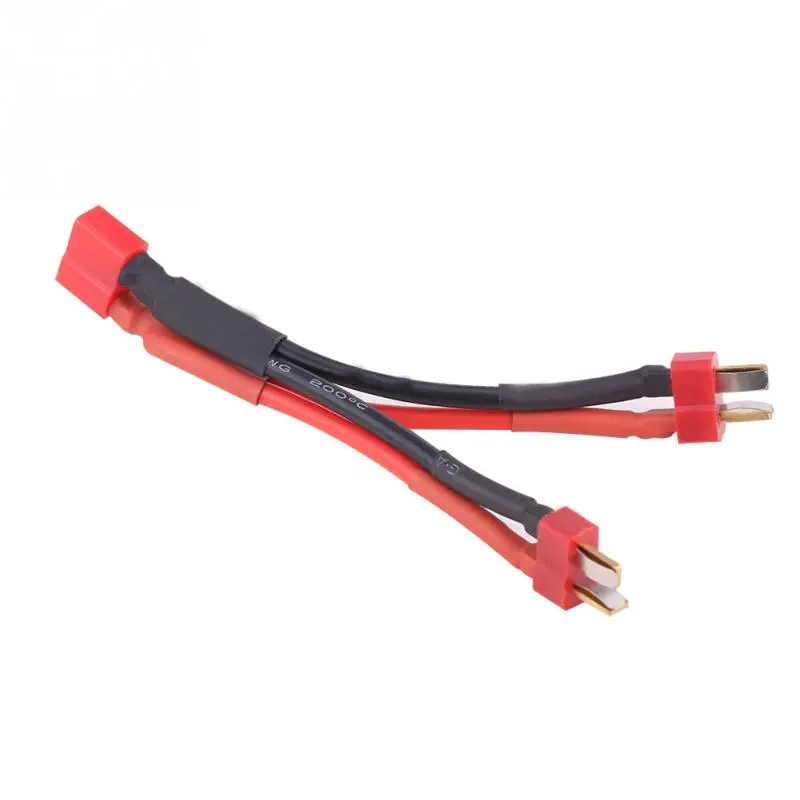 T Plug 2 штекера к 1 гнездовая мощность 11 5 см кабель силиконовый провод для 6S Lipo