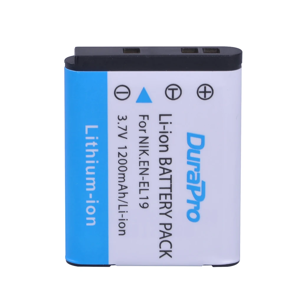 4 шт. EN EL19 аккумулятор камеры + USB двойное зарядное устройство для Nikon S2500 S100 S2600 S3100